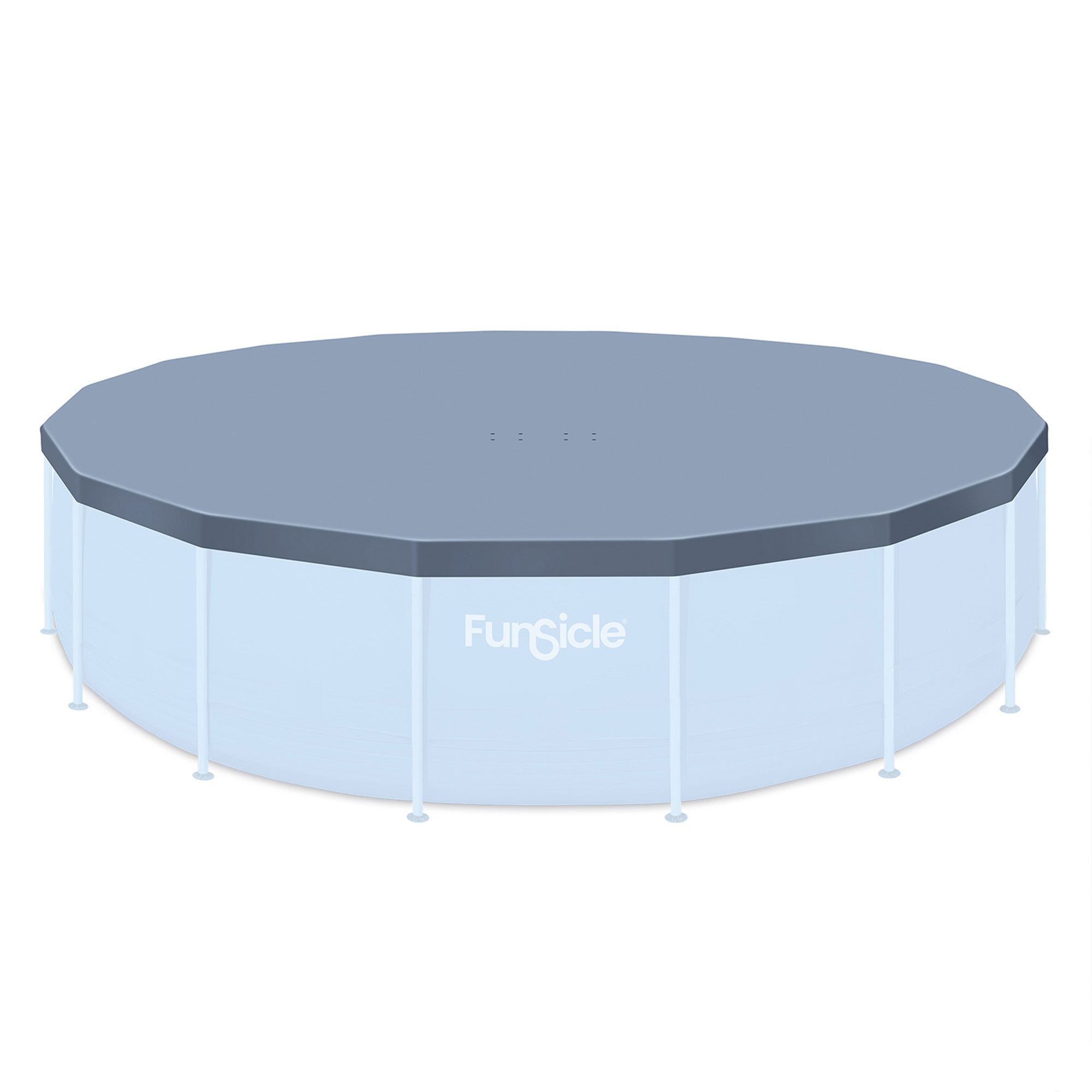 Funsicle 20ft Round Above Ground Frame Pool Debris Cover, Accessory Only, Gray - VMInnovations