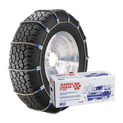 Security Chain TC2512MM Grip Snow Radial Cable Tire Chain for Light Trucks, Pair