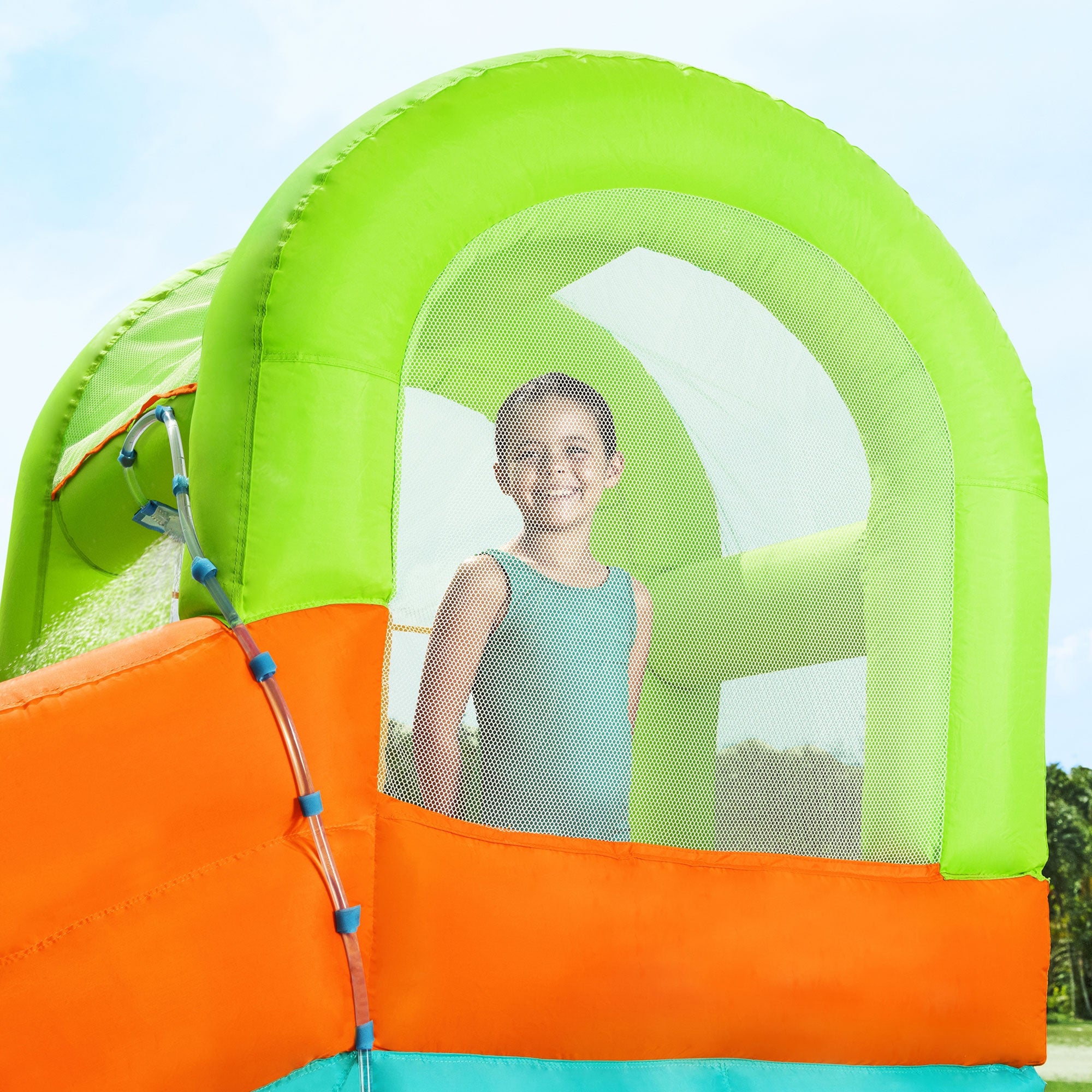 H2OGO! Canopy Cove Kids Inflatable Mega Water Park with Water Cannon (Open Box) - VMInnovations