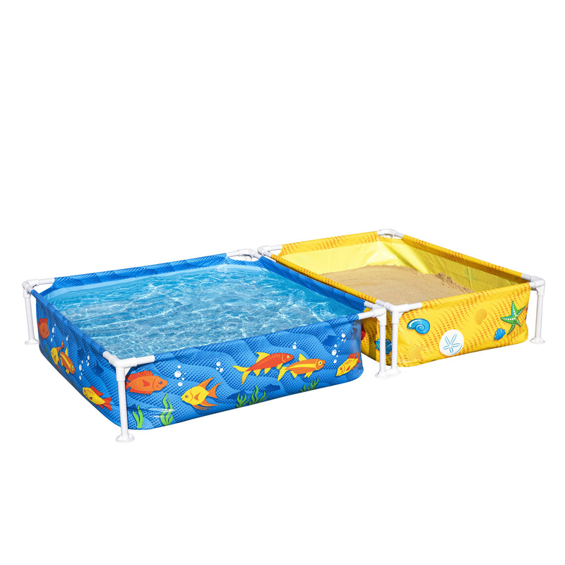 H2OGO! My First Above Ground DuraPlus Kiddie Pool and Sandpit with Cover (Used)