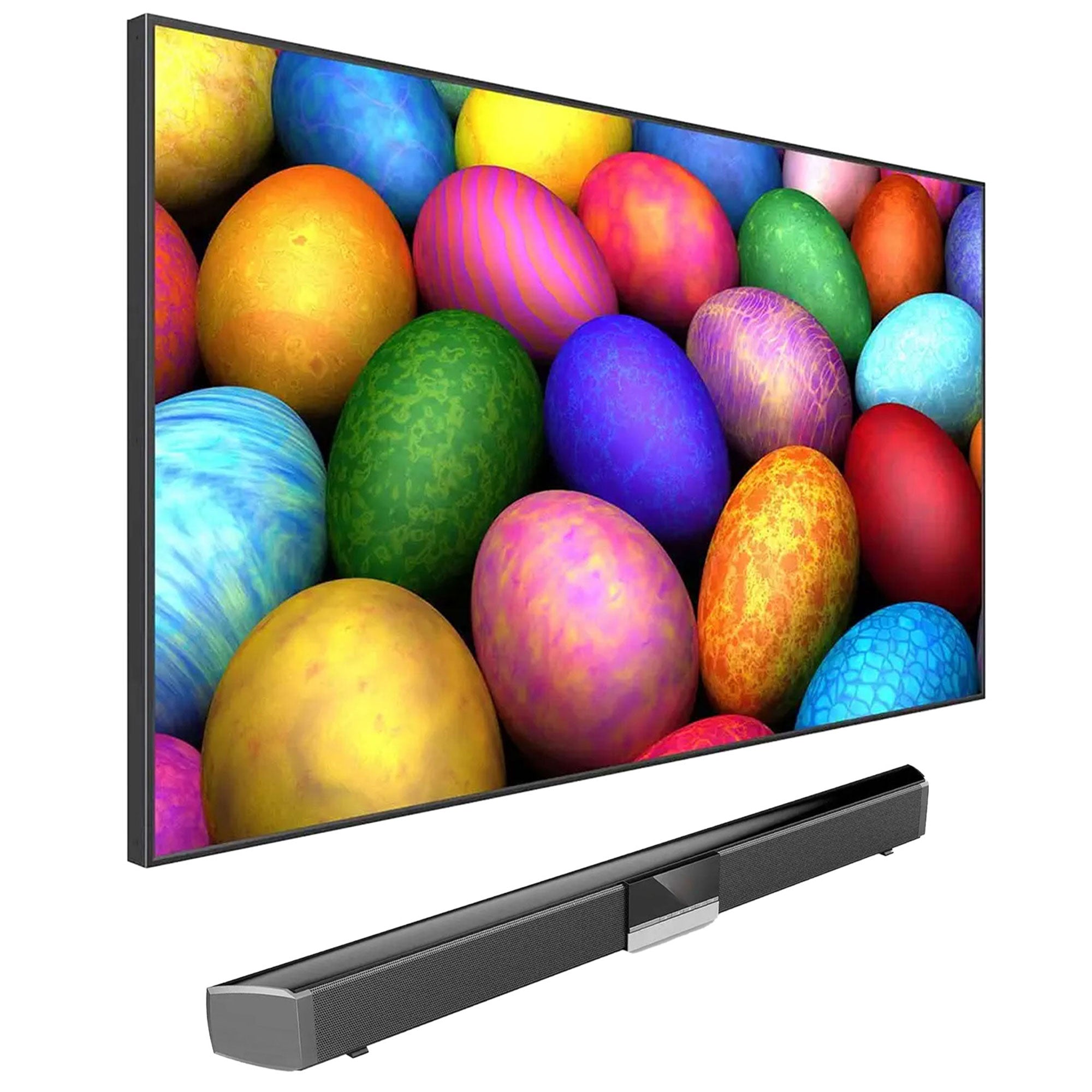 KUVASONG True 1500 Nits 55 Inch 4K Sun Readable Smart Outdoor TV w/ Sound Bar - VMInnovations