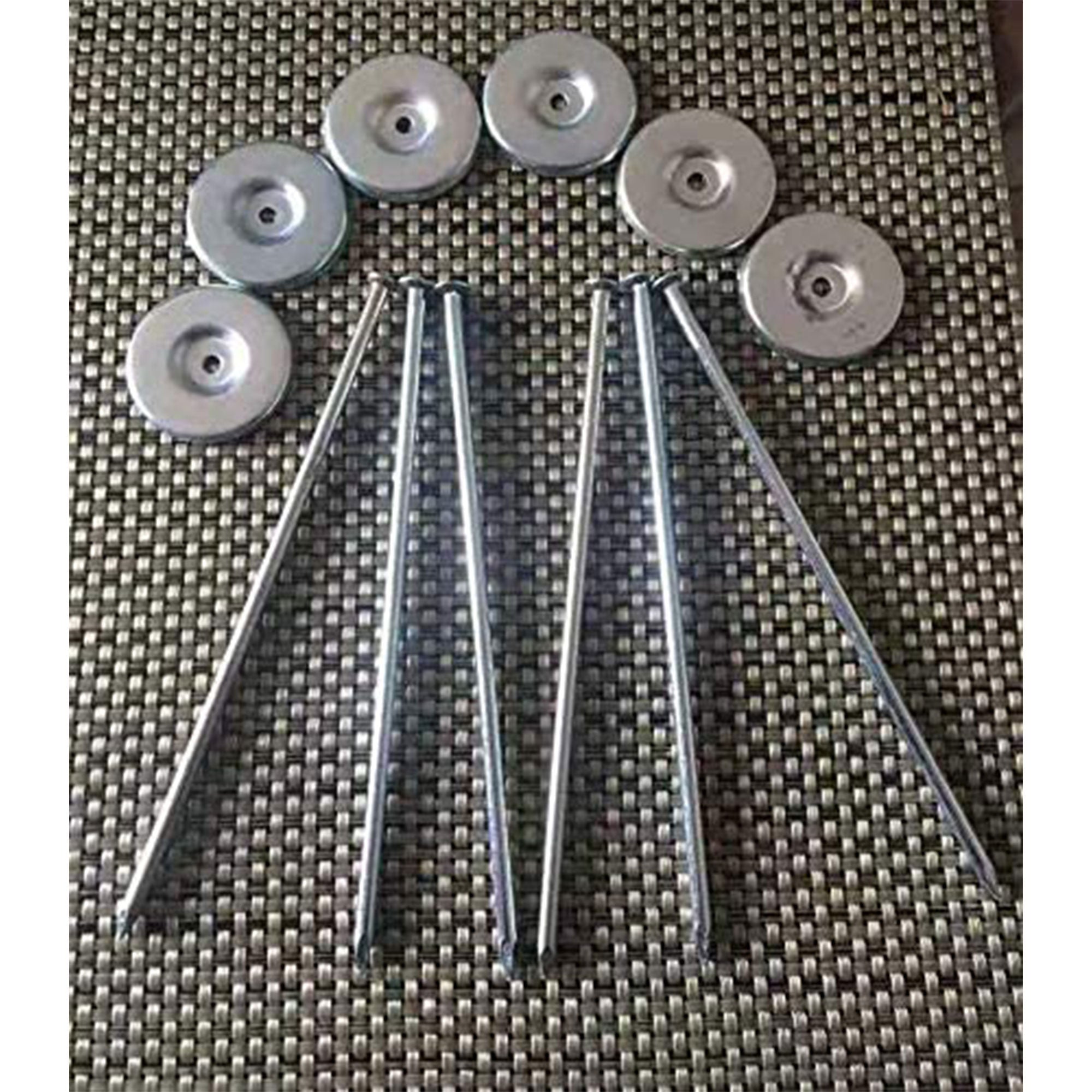 Reversible Outdoor Mat for Patios and RVs, Grey Vine (Open Box) - VMInnovations