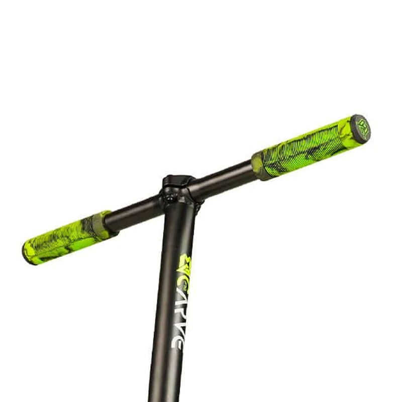 4 Inch Carve Pro Style Stunt Scooter with Aluminum Deck, Green/Black (Open Box)
