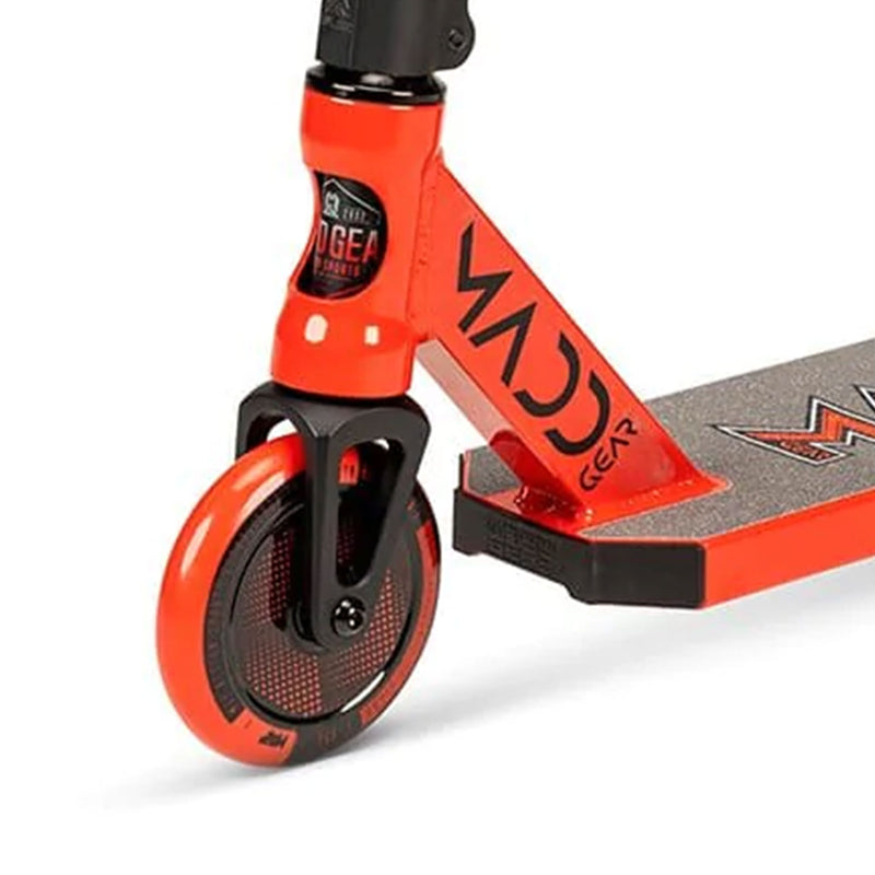 Madd Gear 5 Inch Kick Pro BMX Style Stunt Scooter with Aluminum Deck, Red/Black