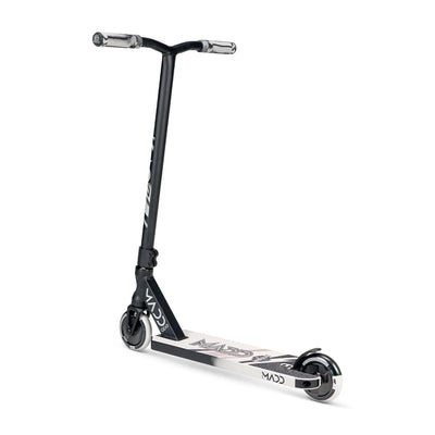 Madd Gear 5 Inch Kick Pro BMX Style Stunt Scooter with Aluminum Deck, Black/Grey