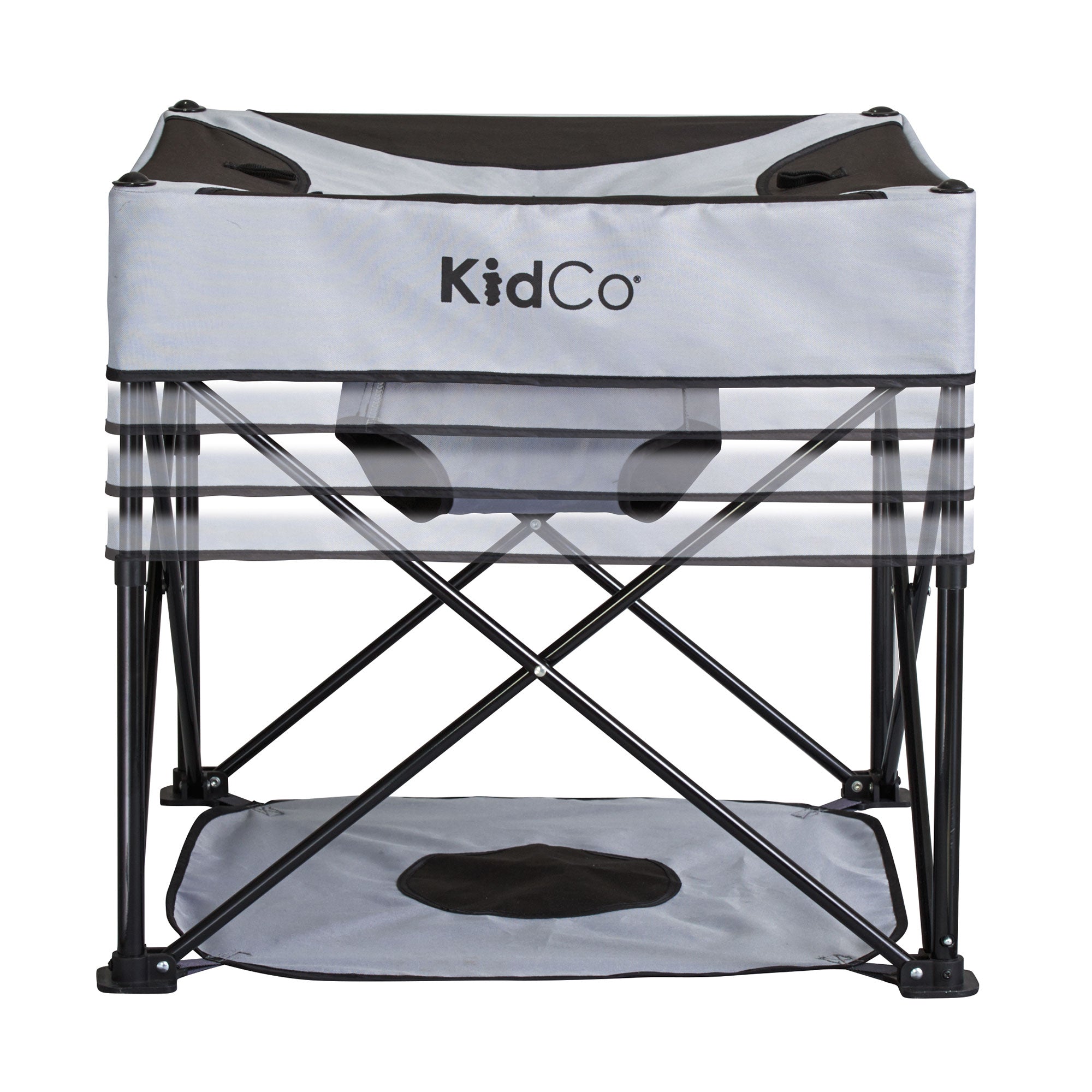 KidCo GoPod Adjustable Height Travel Activity Seat with Floor Mat, Midnight - VMInnovations