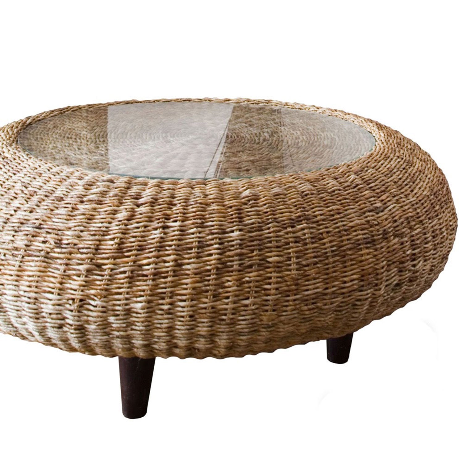 Dulles 36'' Round Flat Polish 1/4 Inch Thick Tempered Glass Table Top (Open Box) - VMInnovations