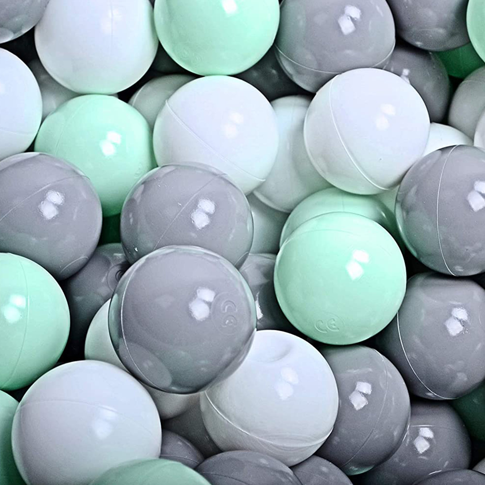 MeowBaby Large Round 35 x 11.5 In Baby Foam Ball Pit w/ 200 2.75 In Balls (Used) - VMInnovations