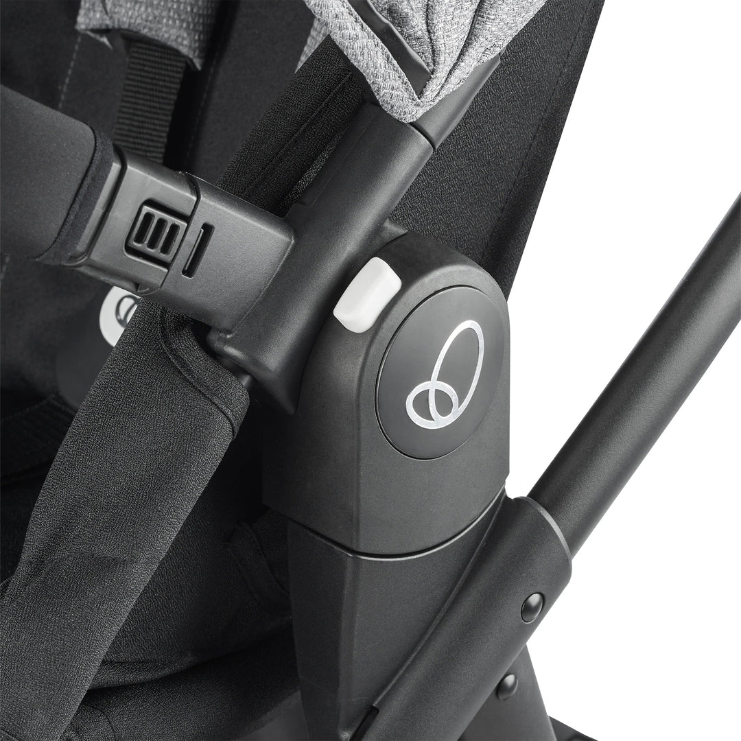 Evenflo Gold Shyft Travel System Stroller w/ SecureMax Car Seat, Moonstone Grey - VMInnovations