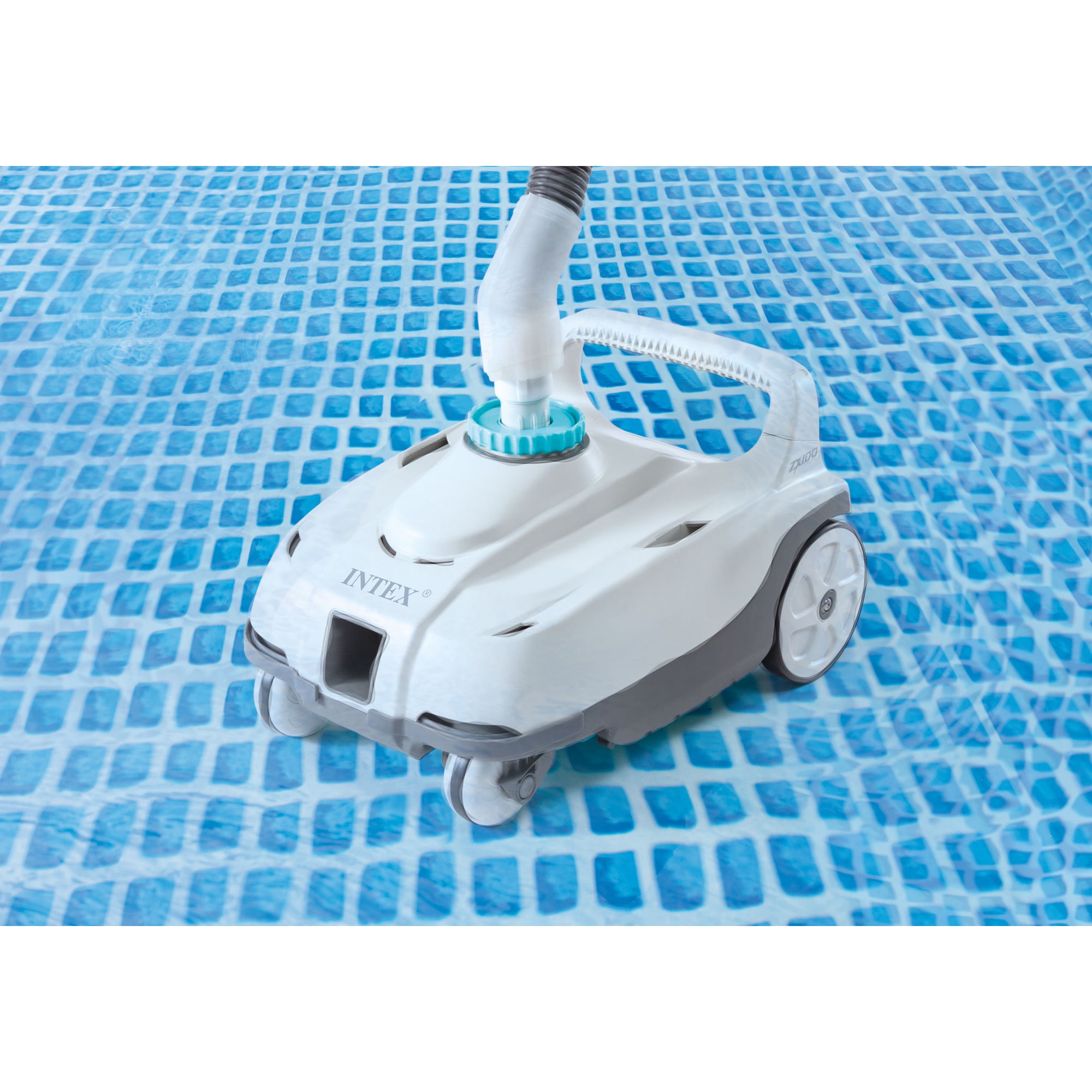 Intex Automatic Pressure Side Pool Cleaner w/Hose & Converter(For Parts) - VMInnovations