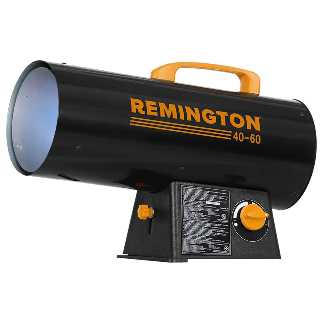 Remington Portable 60,000 BTU Propane Forced Air Space Heater, Tank Not Included