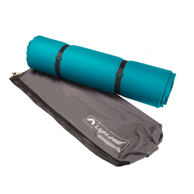 Lightspeed XL Plush FlexForm Self Inflating Insulated Outdoor Sleep Pad, Teal