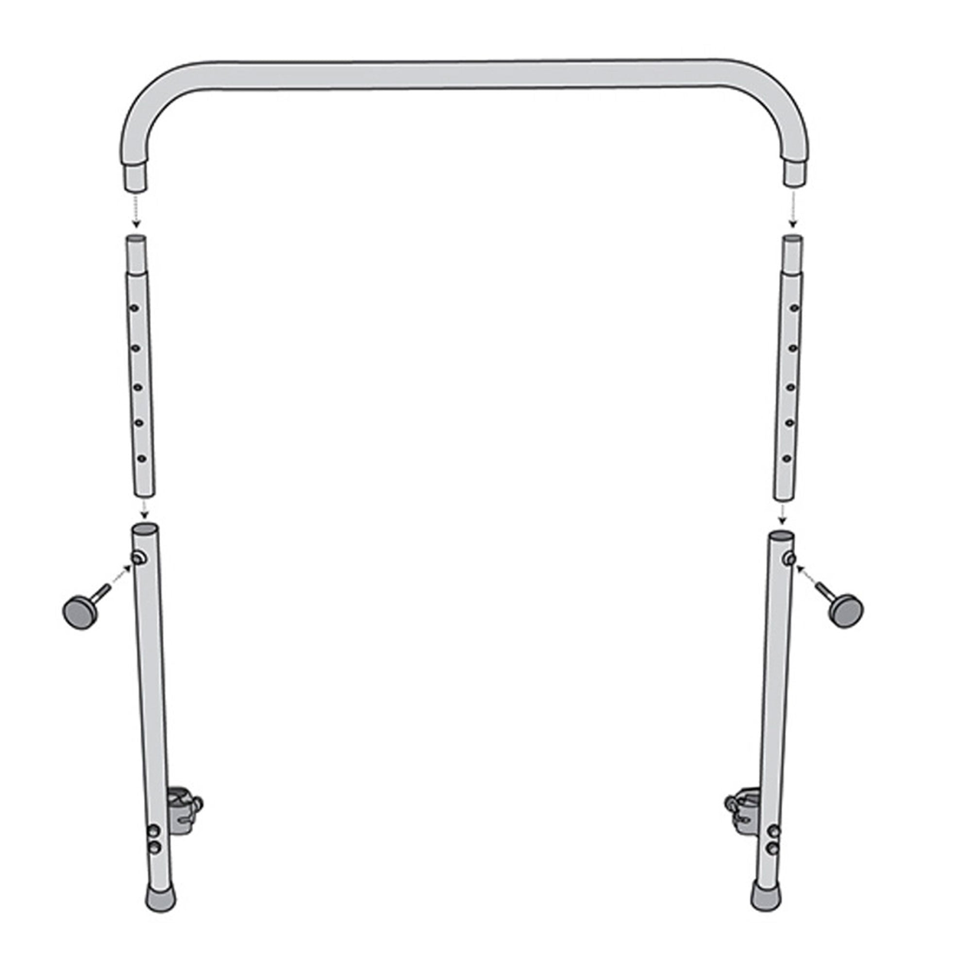 JumpSport Handle Bar for 39" Straight/Arched Leg Fitness Trampolines (Open Box) - VMInnovations