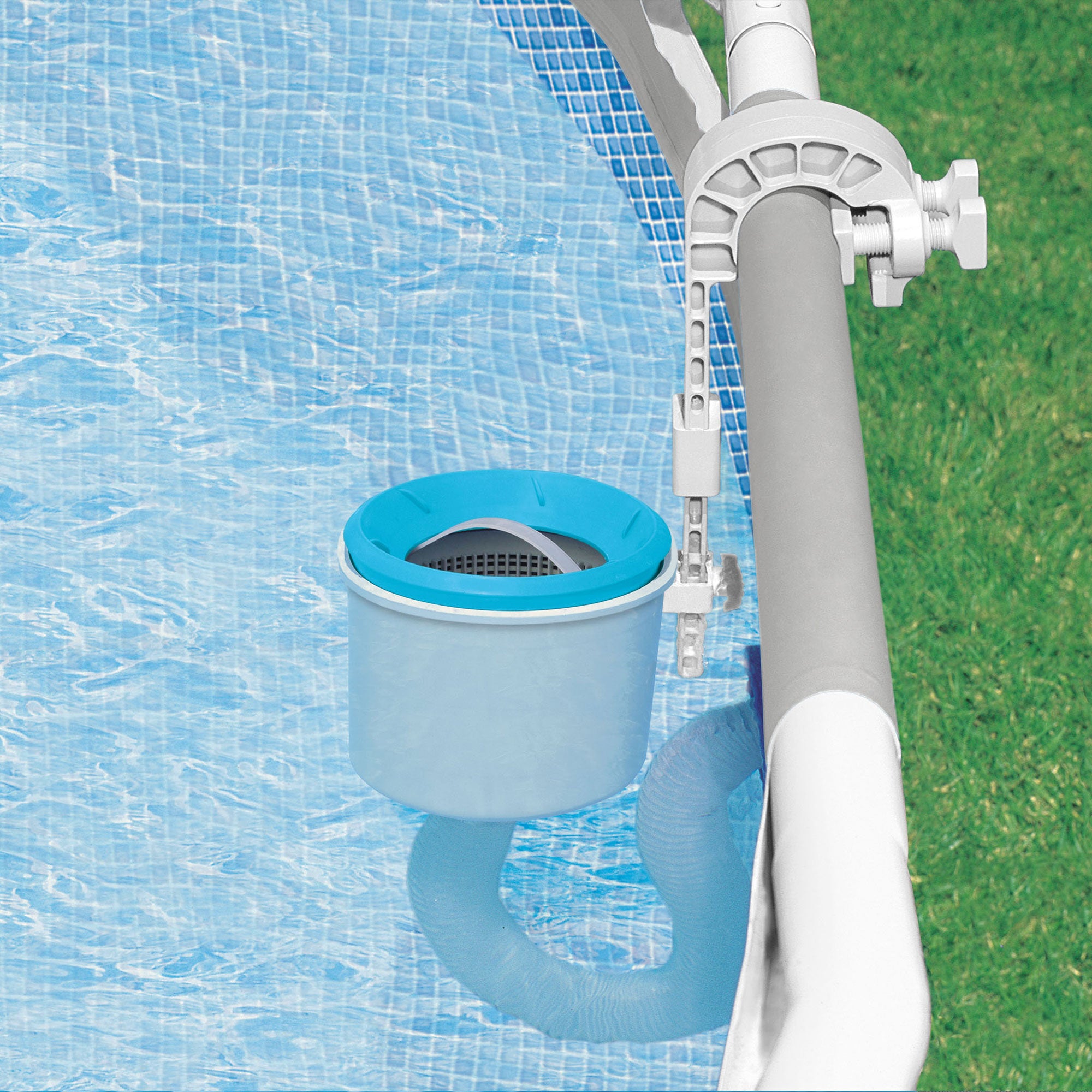 Intex Deluxe Wall Mount Swimming Pool Surface Auto Skimmer (Open Box) (6 Pack) - VMInnovations