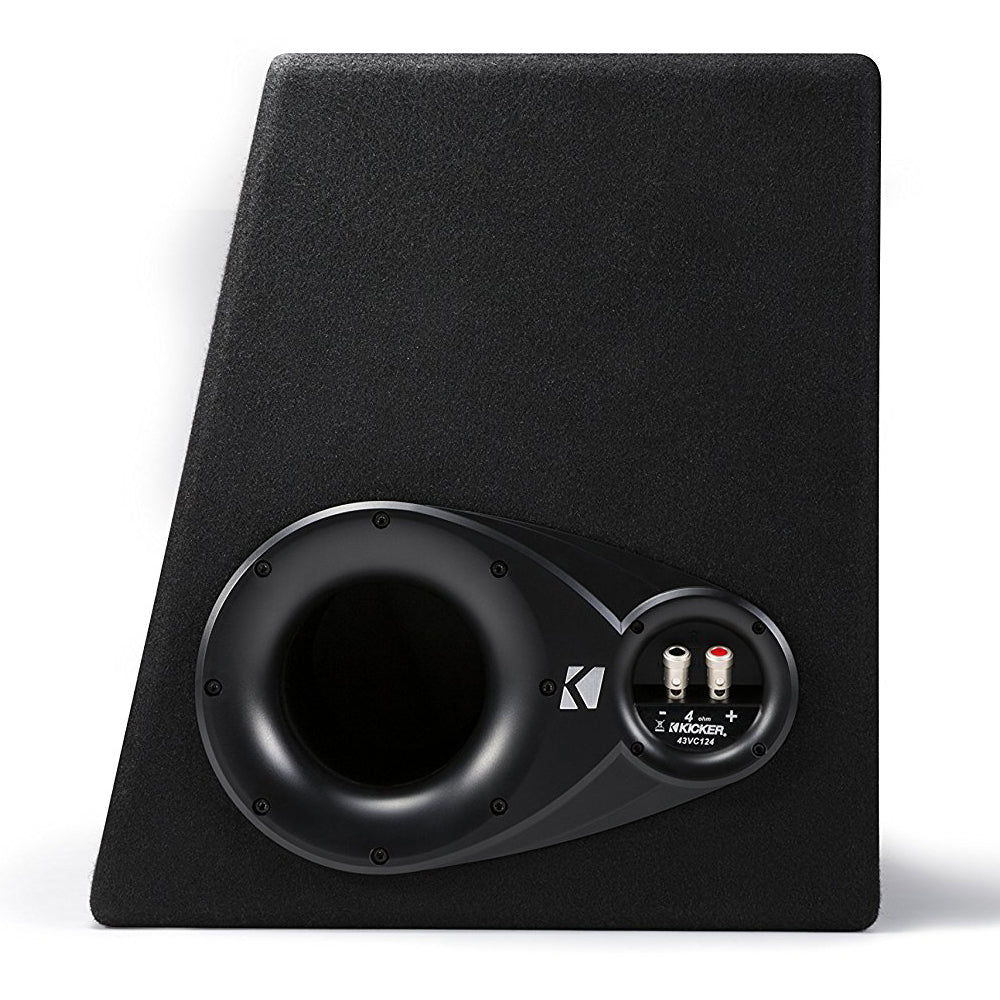 Kicker 43VC124 Comp 12" 300W 4 Ohm Vented Loaded Subwoofer Enclosure (4 Pack) - VMInnovations