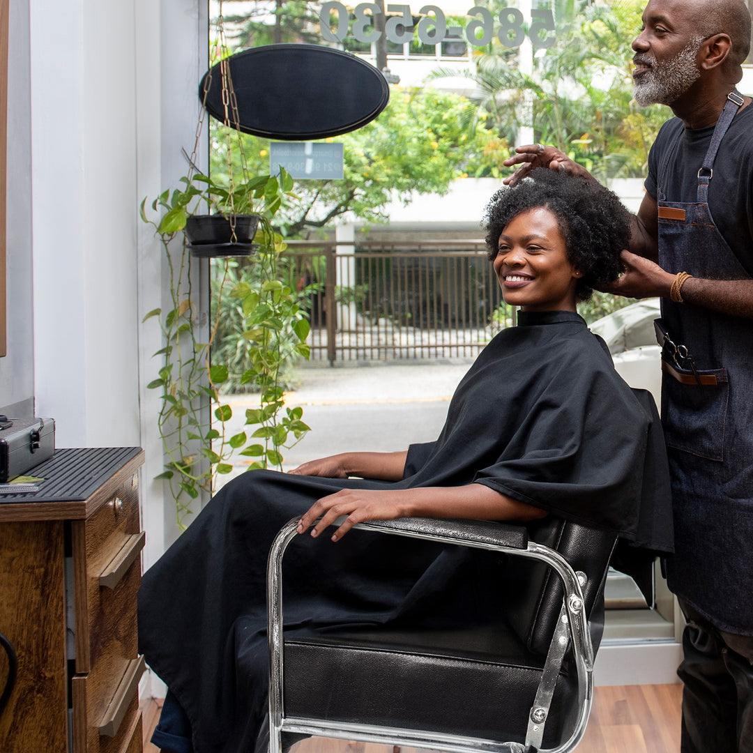 PureSana Chromium Ella Professional Auto Reclining Vinyl Shampoo Chair, Black - VMInnovations