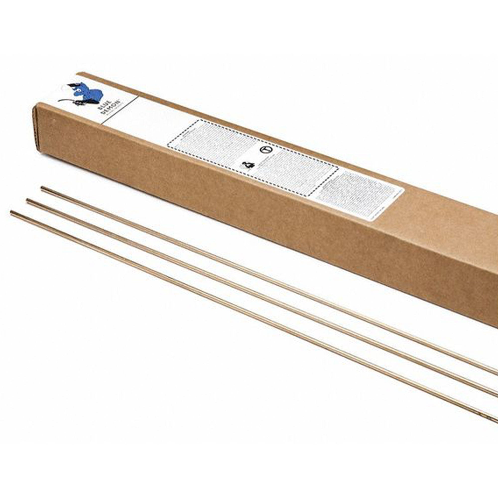 Blue Demon 1/8" Diam. ERCuSi Silicon Bronze MIG TIG Welding Rods, 10 Lb Box - VMInnovations