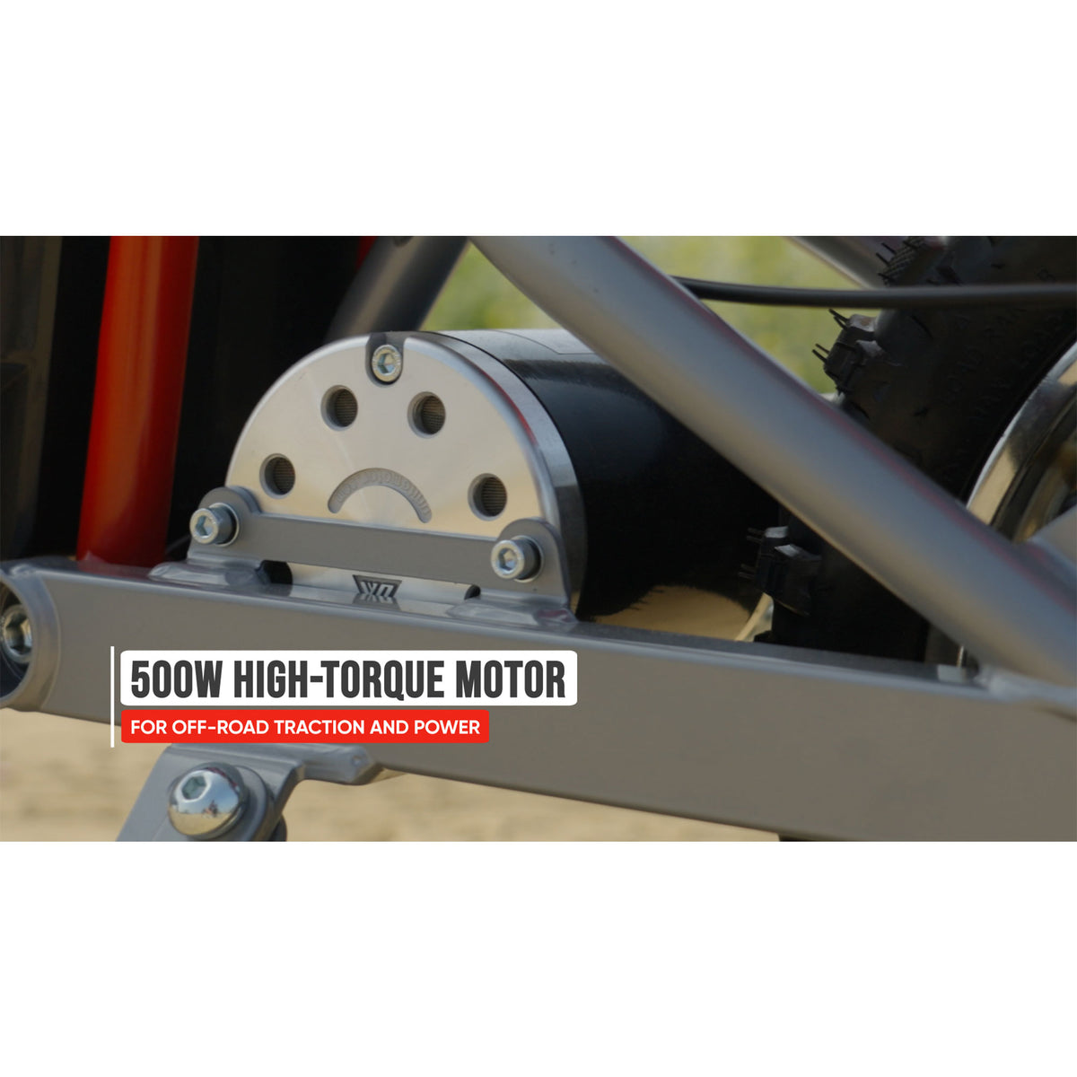 Razor MX500 Red Dirt Rocket High-Torque Electric Motorcycle Dirt Bike for Adult