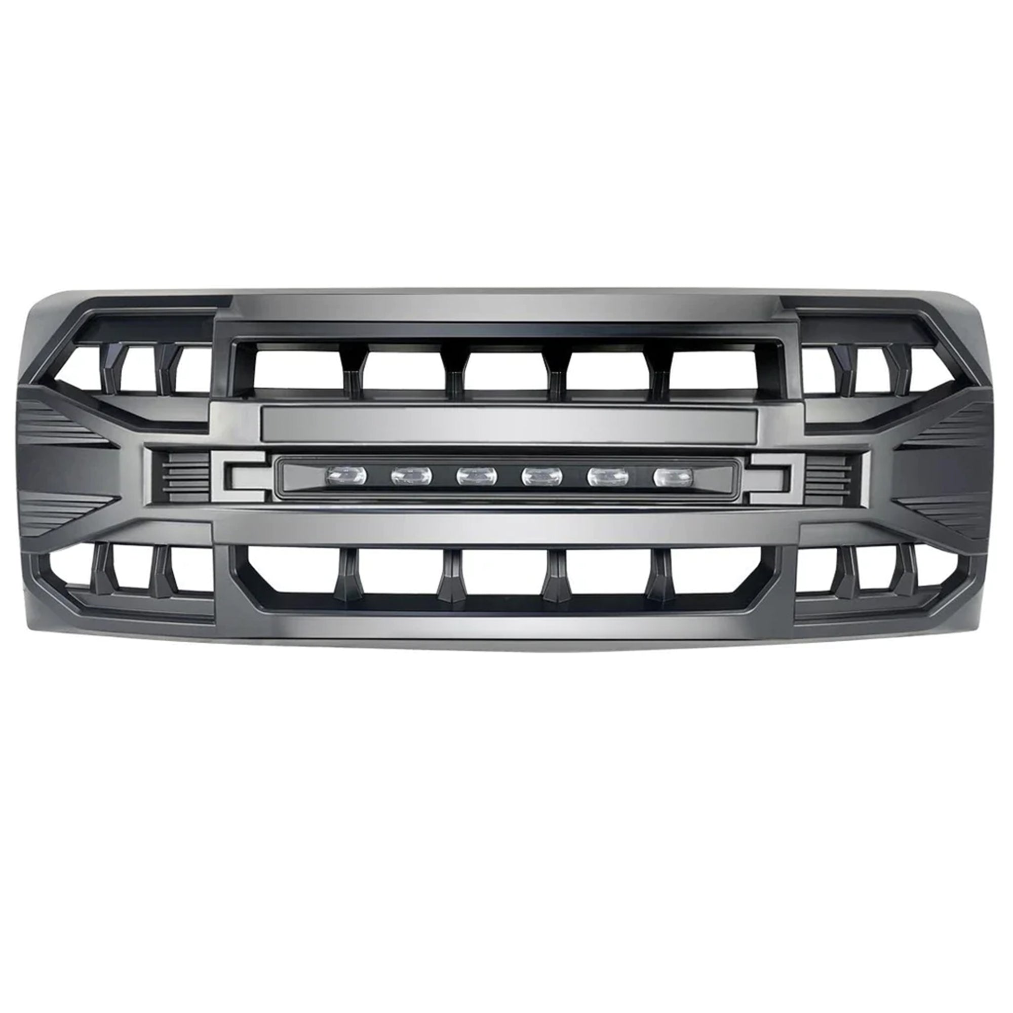 AMERICAN MODIFIED Armor Grille w/Off Road Lights for 09-14 Ford F150 (Open Box) - VMInnovations
