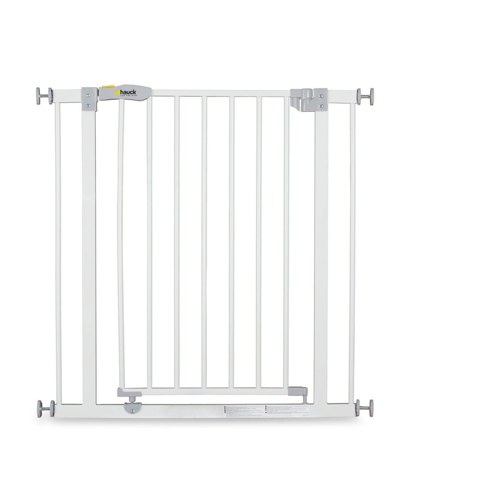 hauck Open N Stop Pressure Mounted Safety Gate with 8" Extension, White (Used) - VMInnovations