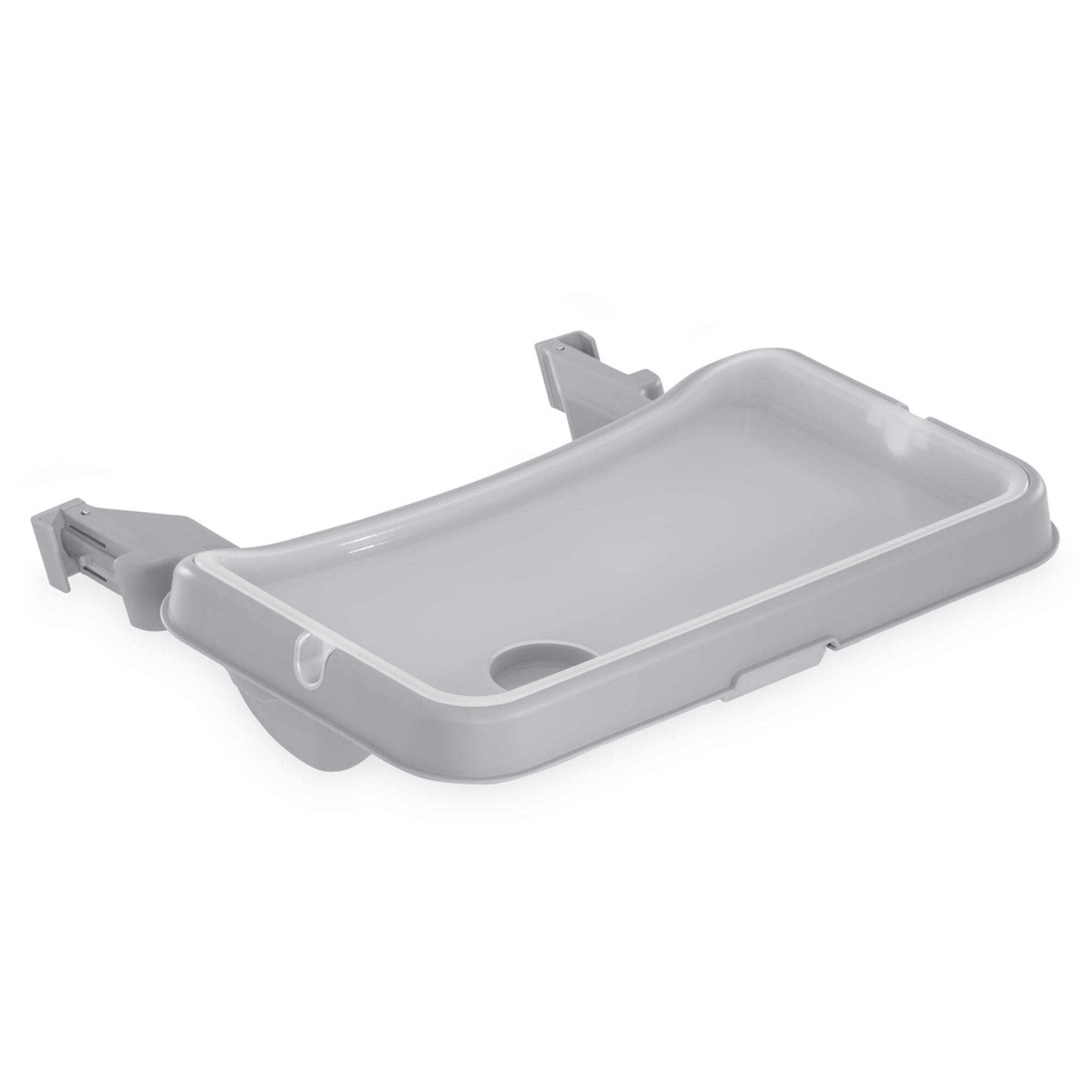 hauck Alpha+ Adjustable Booster High Chair and High Chair Tray Table, Grey