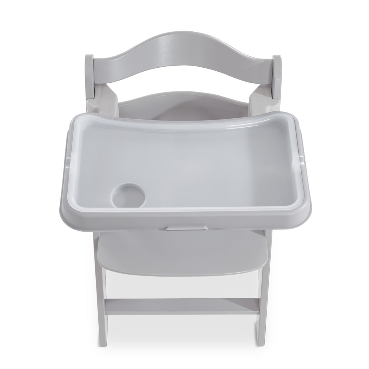 hauck Alpha+ Adjustable Booster High Chair with 2 Pack High Chair Tray Table