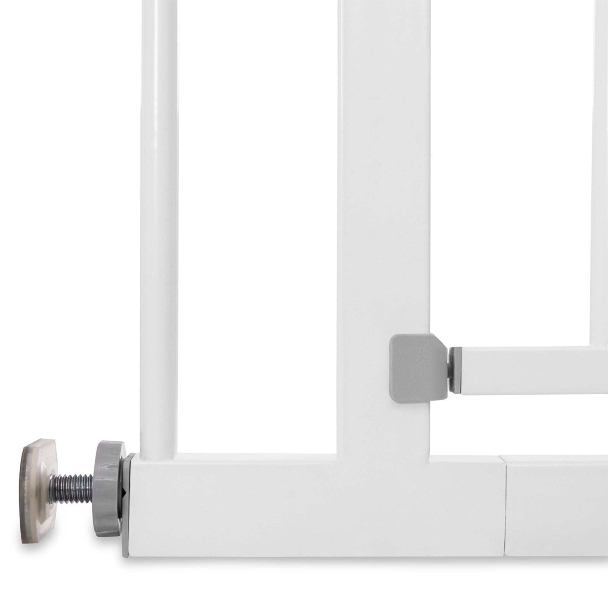 hauck 59727 Open N Stop KD Pressure Fit with 8" Extension Baby Gate, White(Used) - VMInnovations