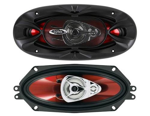Boss CH4330 4x10" 400W Speakers (Pair) & CH4620 4x6" 200W Audio Speakers (Pair)