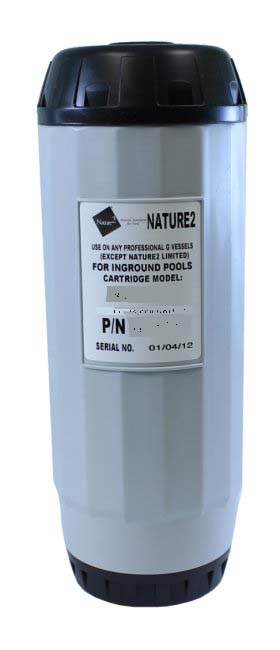 2) ZODIAC NATURE 2 G Mineral Sanitizer Inground Swimming Pool Cartridge 25K Gal