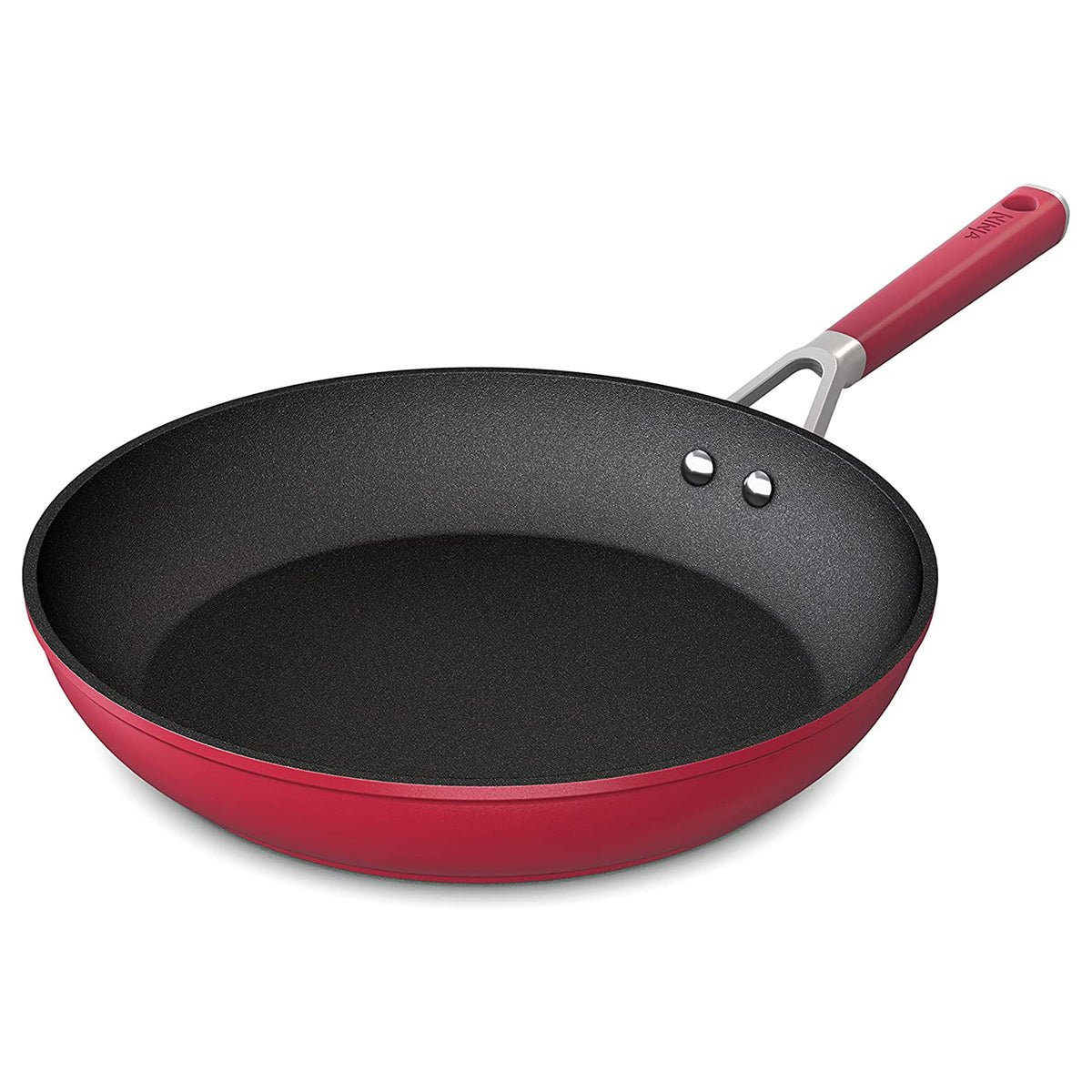 Ninja Foodi NeverStick Vivid Oven Safe All Range Non Stick 12" Fry Pan, Crimson - VMInnovations