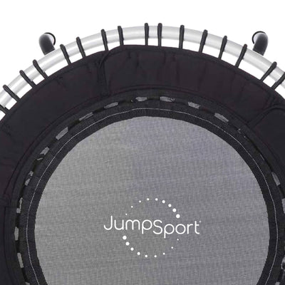 JumpSport 250 Durable 35.5" Cardio Workout Home Fitness Trampoline, Pearl White
