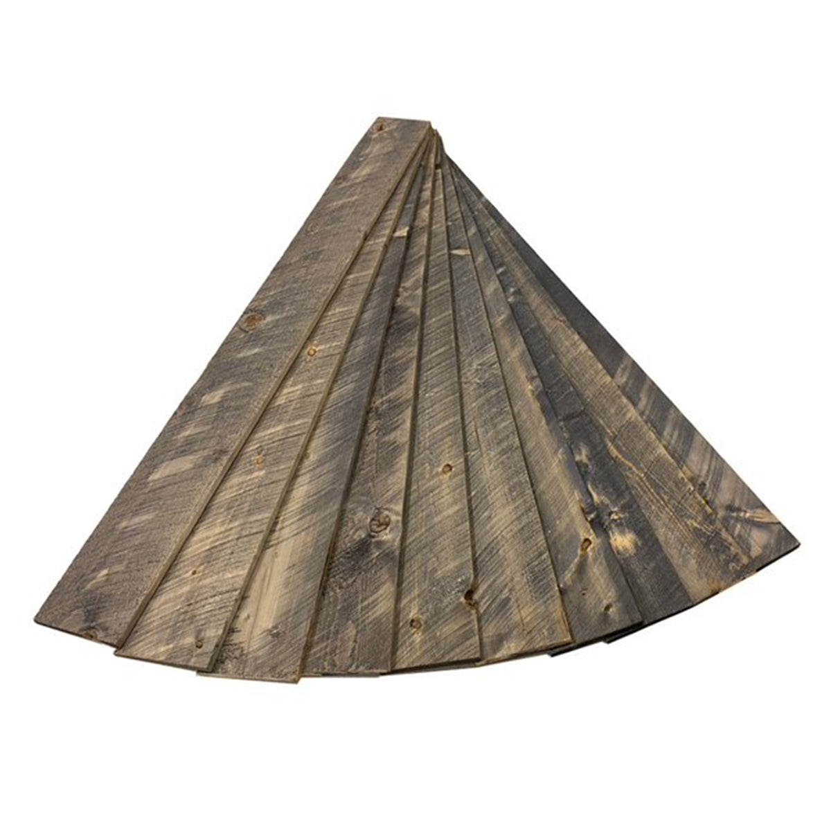 CDA Wood 25 Sqft Rustic Reclaimed Barn Wood Planks, Gray Tones (Open Box)