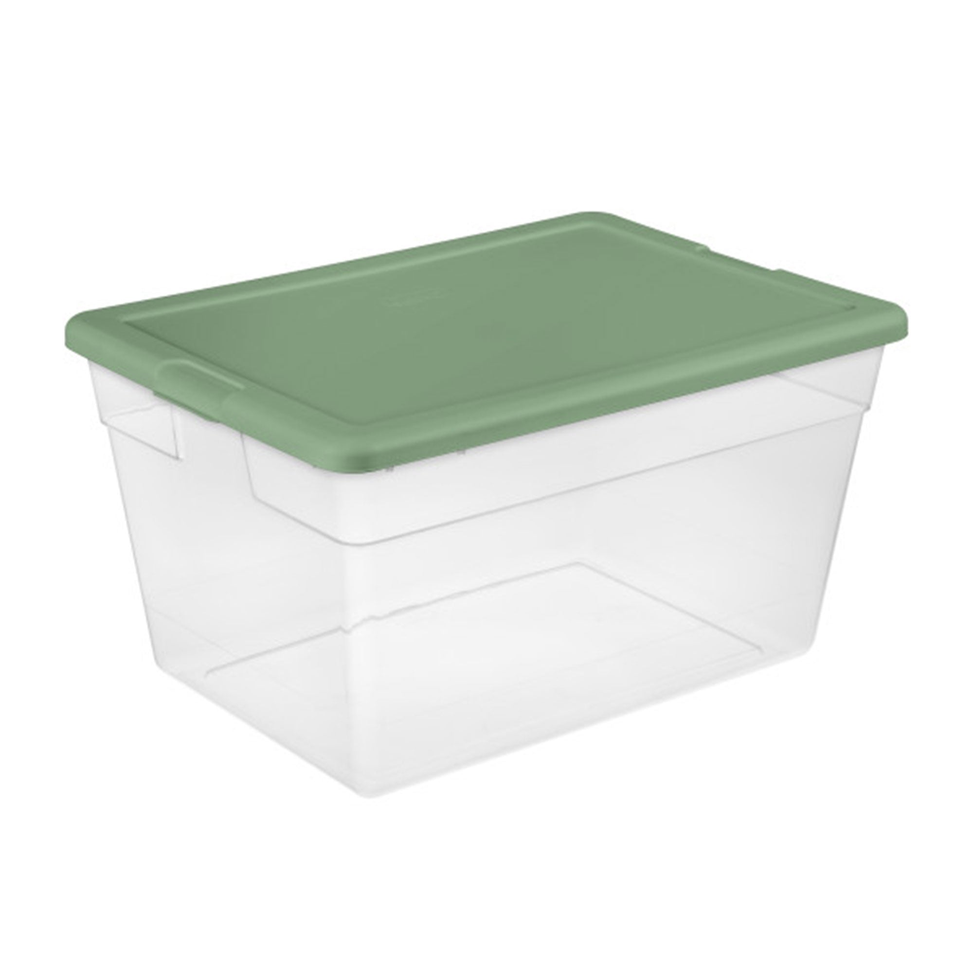 Sterilite 56 Qt Plastic Stackable Storage Container Tote, Crisp Green (24 Pack) - VMInnovations