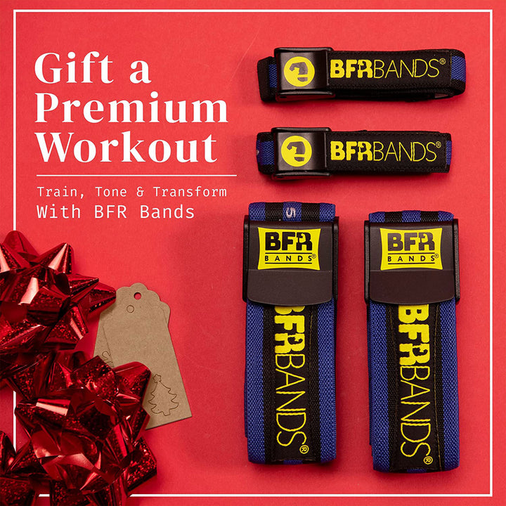 BFR BANDS Blood Flow Restriction Band for Arms, Legs, Glutes, Pro Bundle 4 Pack - VMInnovations