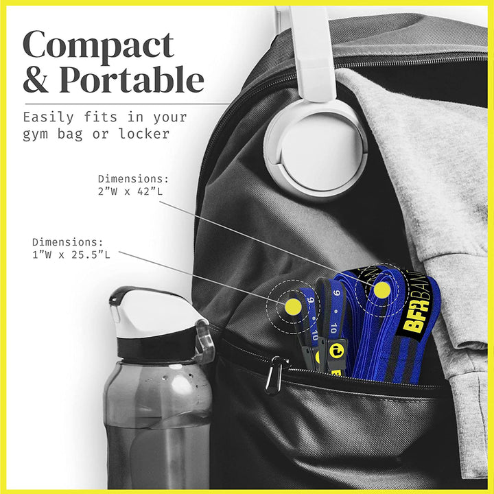 BFR BANDS Blood Flow Restriction Band for Arms, Legs, Glutes, Pro Bundle 4 Pack - VMInnovations