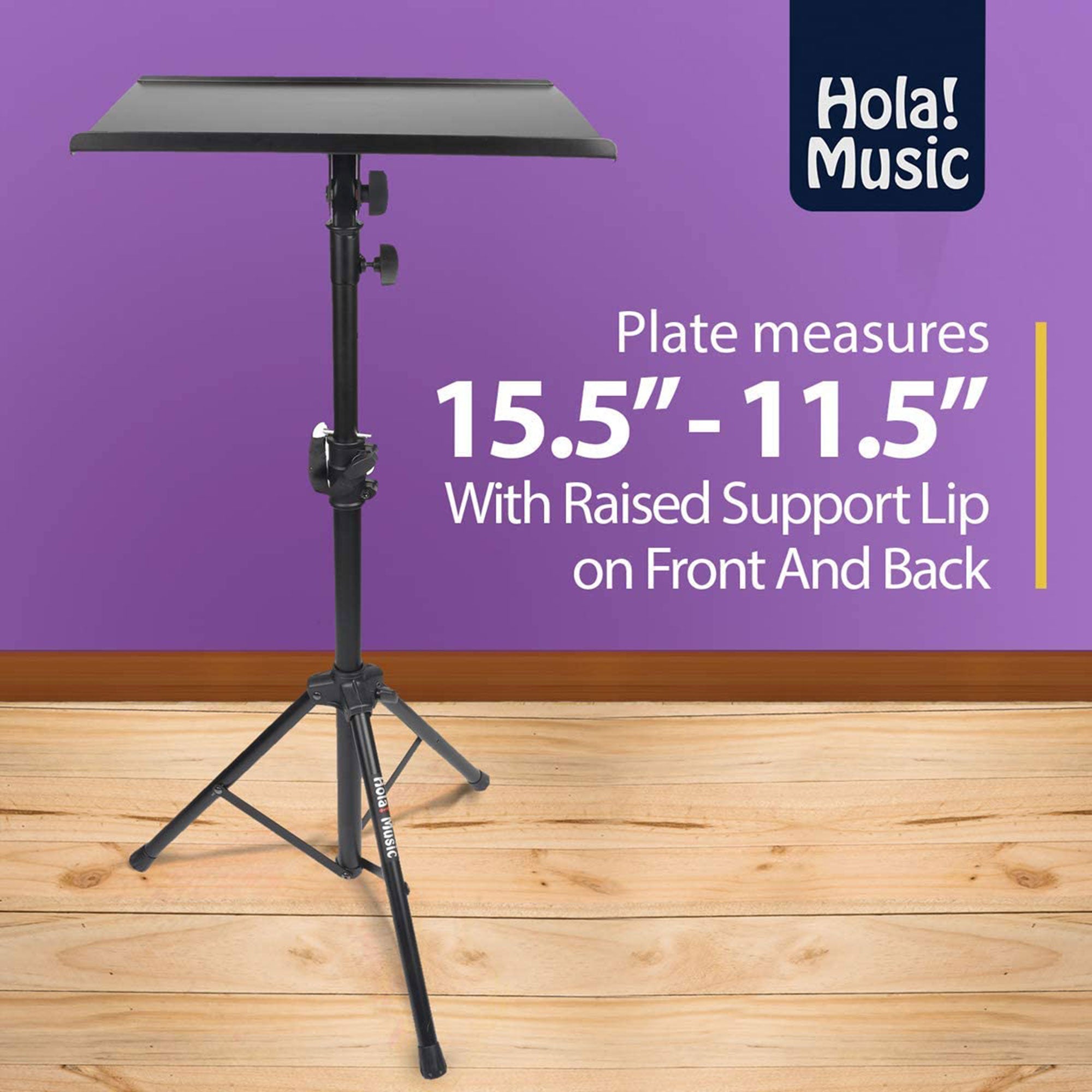 Hola! Music HPS-290B Adjustable Height Professional Projector Tripod Stand - VMInnovations