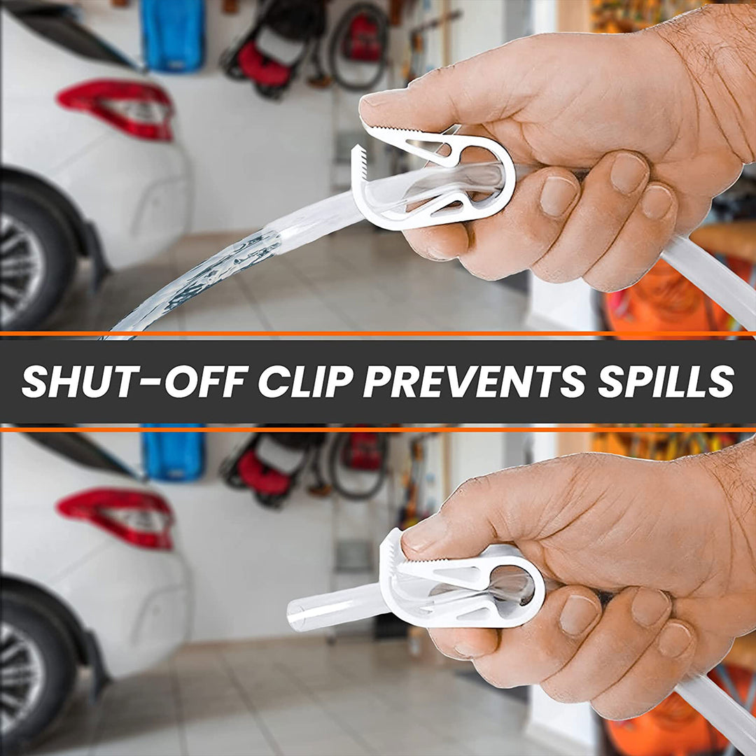 GasTapper SiphonPro Fuel Hand Pump for Gas, Oil, Diesel, and Water with 9' Hose - VMInnovations