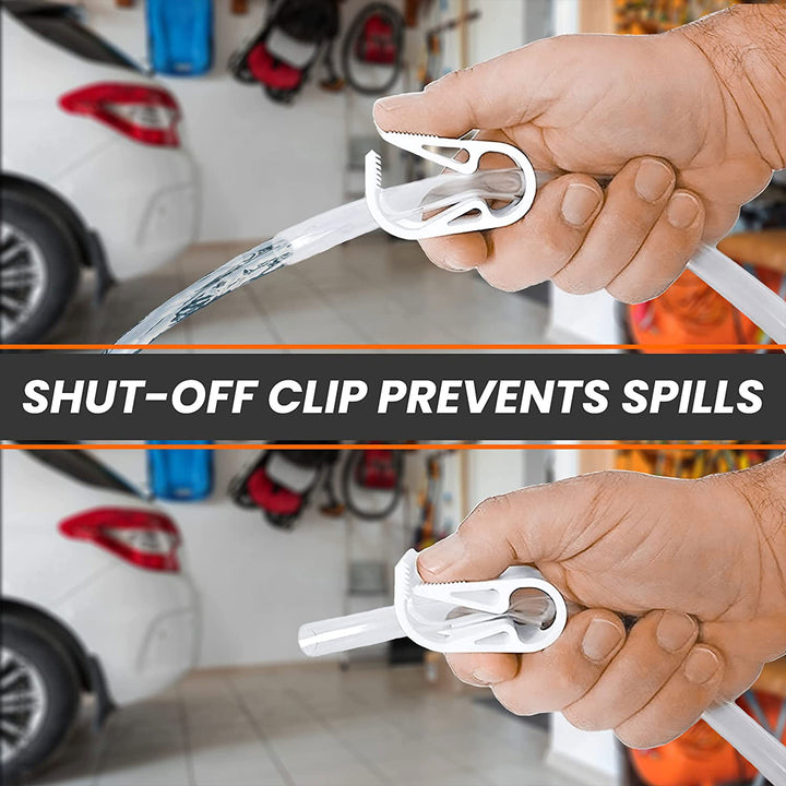 GasTapper SiphonPro Fuel Hand Pump for Gas, Oil, Diesel, and Water with 9' Hose - VMInnovations