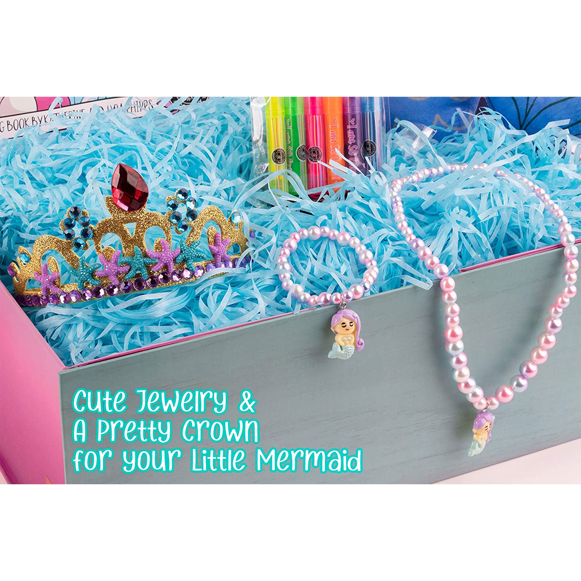 The Memory Building Company Large Mermaid Surprise Box for Kids Ages 6 and Up - VMInnovations