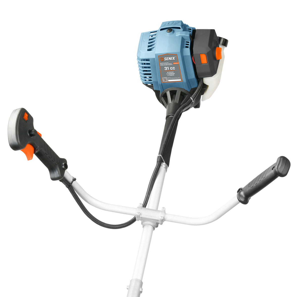 SENIX GTBCU4QL-M 4QL 31cc 4 Cycle Gas Powered Brush Cutter and Grass Trimmer