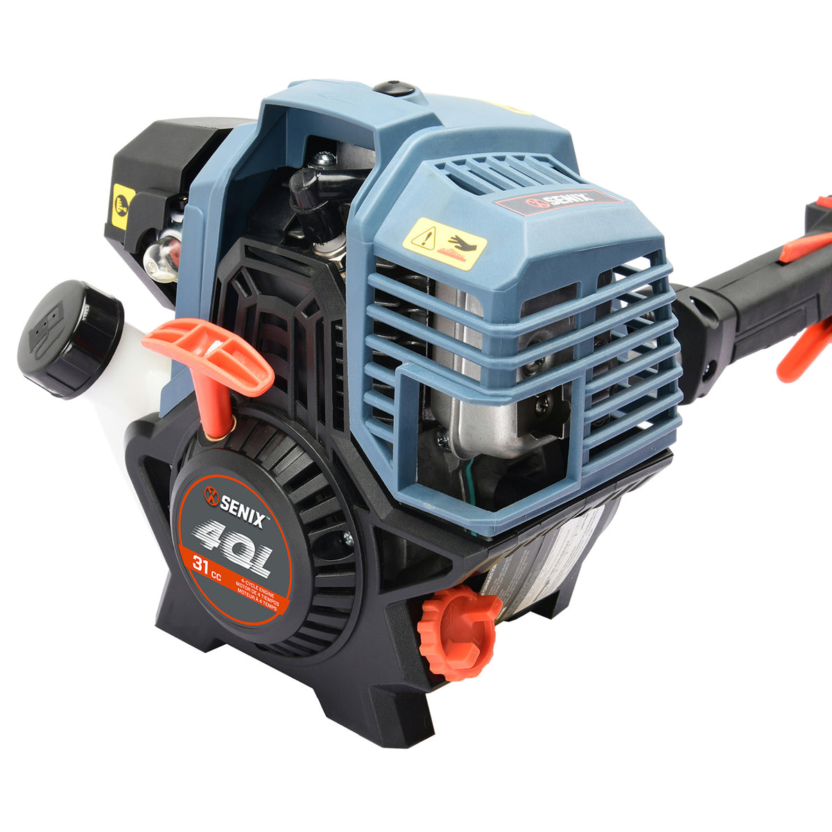 SENIX GTS4QL-M2 4QL Gas Powered 31cc Straight Shaft Outdoor Grass Trimmer, Blue