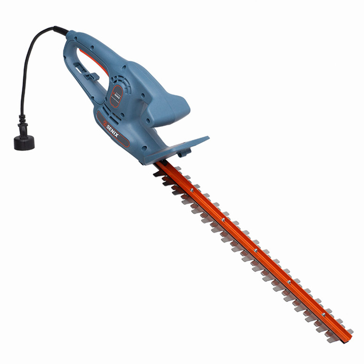 SENIX HTE3.8-L 21" 3.8 Amp Corded Electric Hedge Trimmer with Blade Cover, Blue - VMInnovations