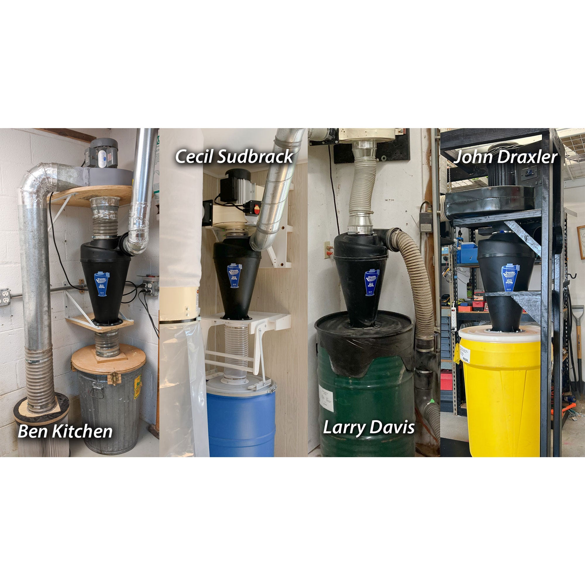 Oneida Air Systems Super Dust Deputy 4/5 DIY Cyclone Attachment, Accessory Only - VMInnovations