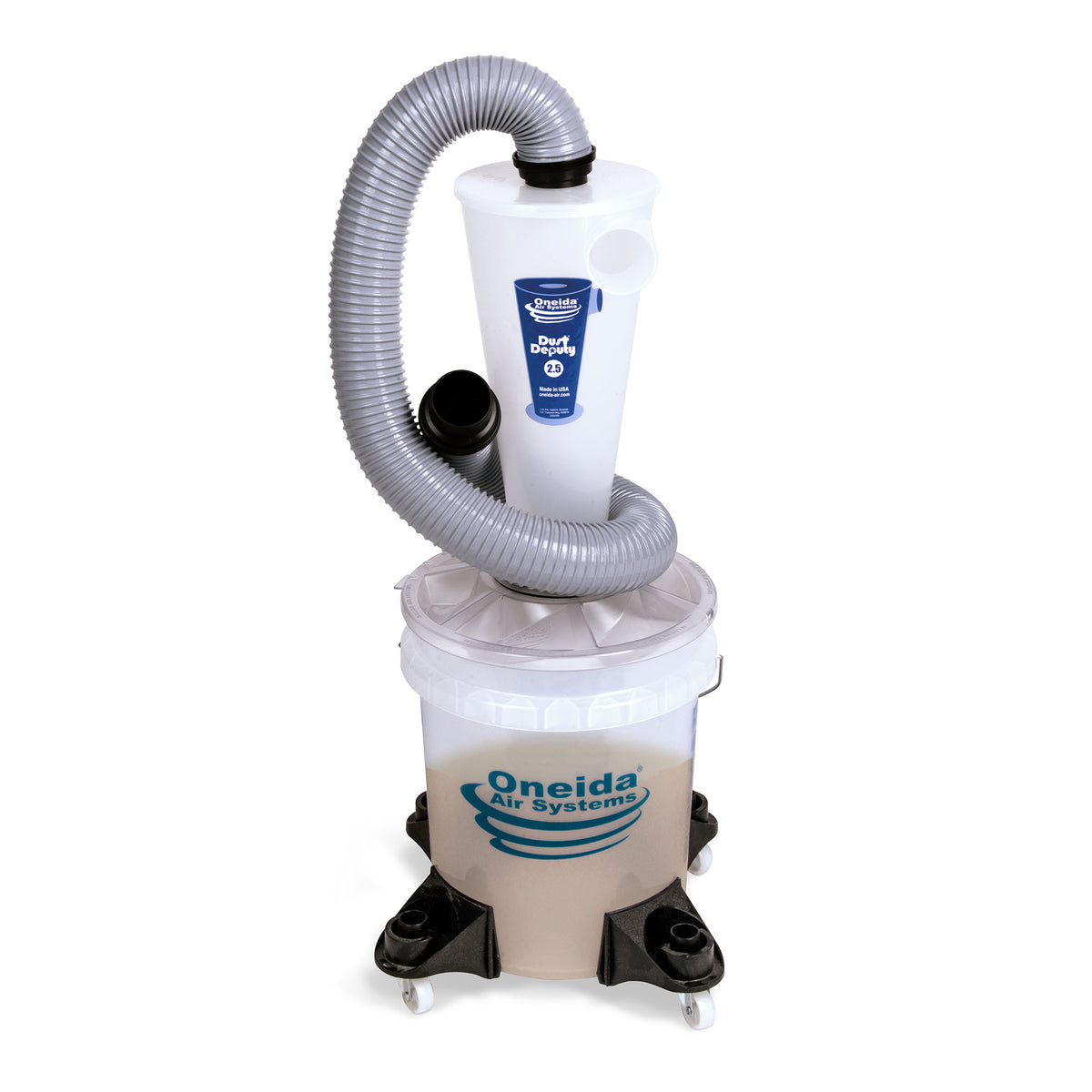 Oneida Air Systems Dust Deputy 2.5 Sturdy Deluxe All Clear Cyclone (Used)