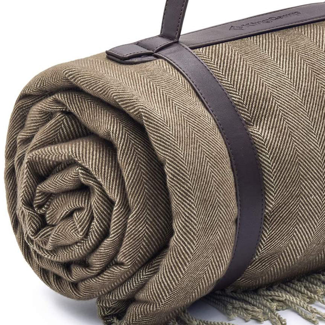 KingCamp Portable Outdoor Waterproof Picnic Beach Blanket, 210D Oxford, Brown - VMInnovations