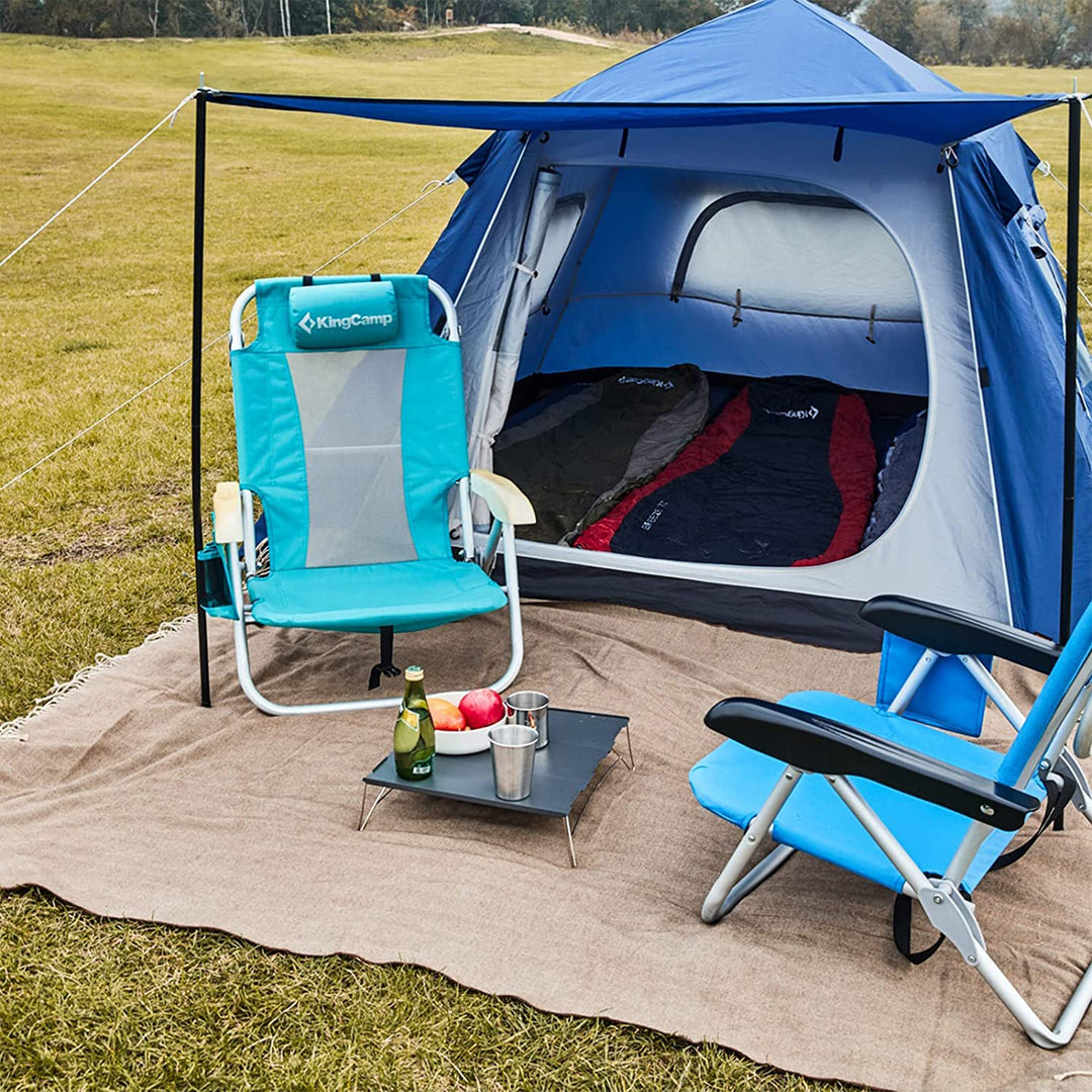 KingCamp Portable Outdoor Waterproof Picnic Beach Blanket, 210D Oxford, Brown - VMInnovations