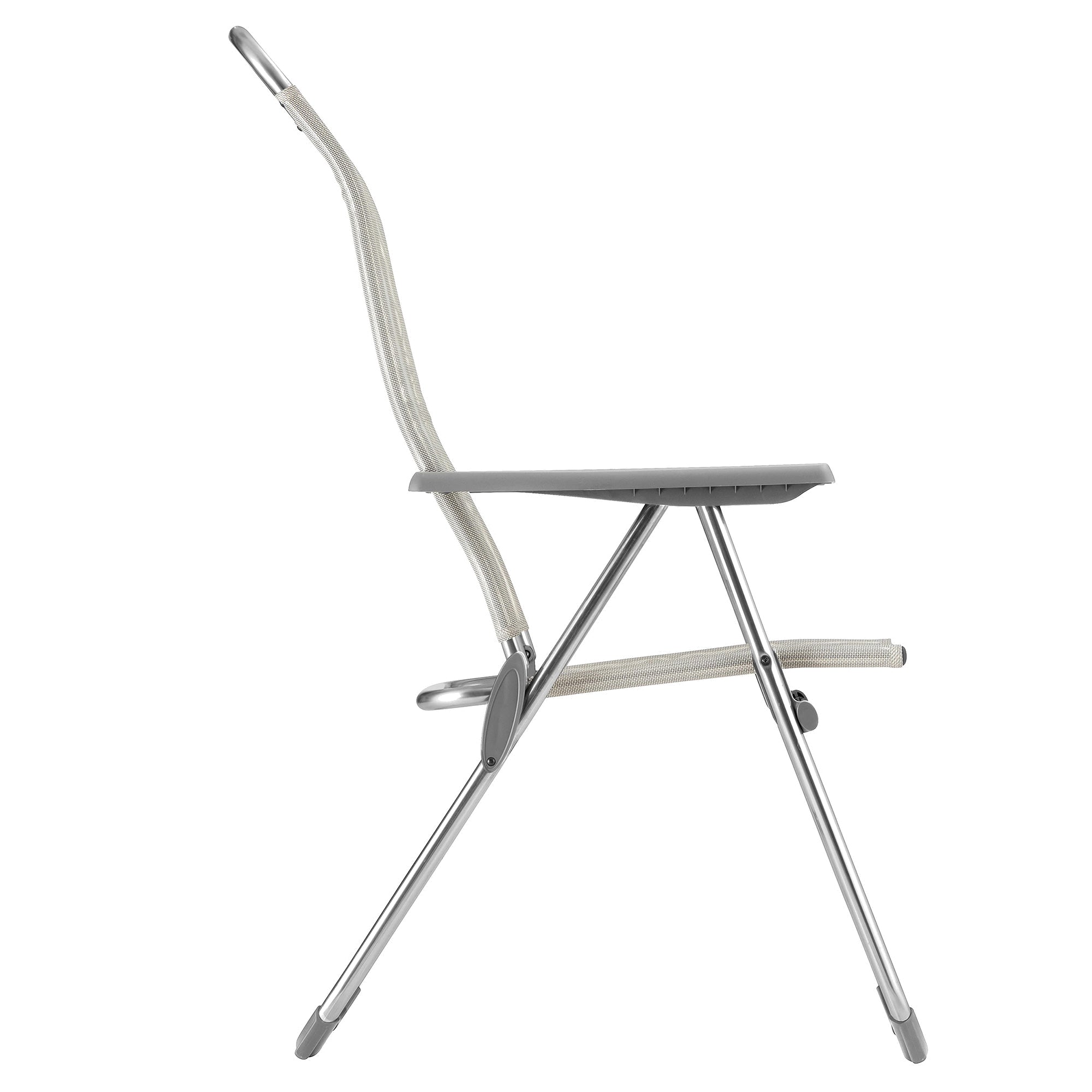 Lafuma Cham Adjustable 5 Seating Position Folding Outdoor Armchair, Rye (Used) - VMInnovations