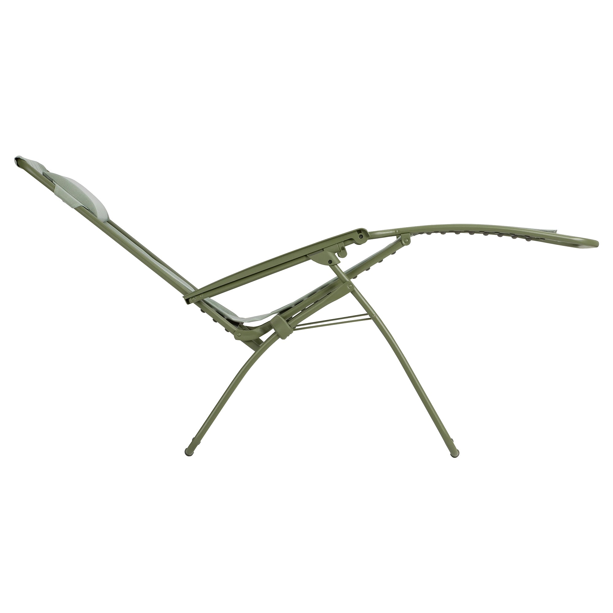 Lafuma Reclining Foldable Zero Gravity Relaxation Chair, Moss Green (Open Box)