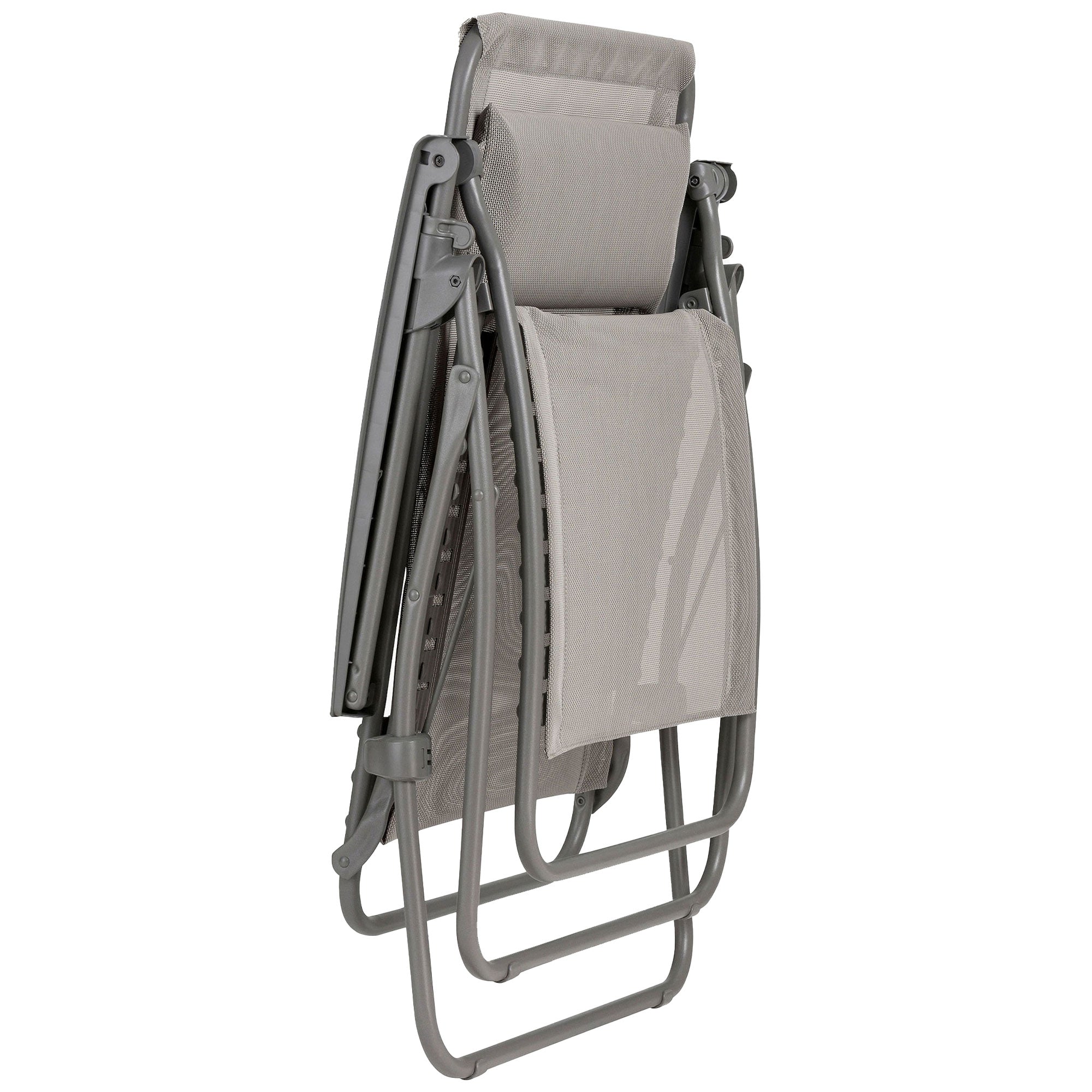 Lafuma R Clip Reclining Foldable Zero Gravity Relaxation Chair, Terre Gray(Used)