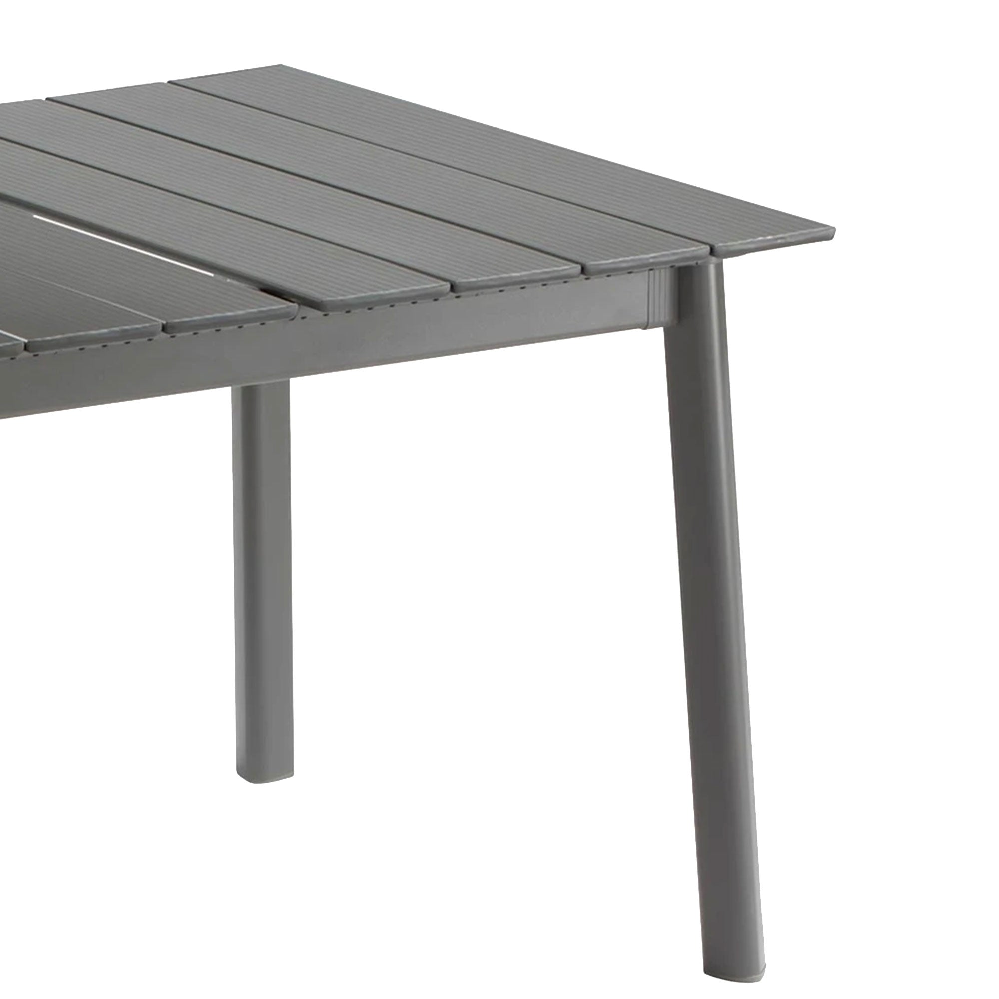 Lafuma ORON Extendable 6-8 Person Outdoor Aluminum Garden Dining Table, Titanium - VMInnovations